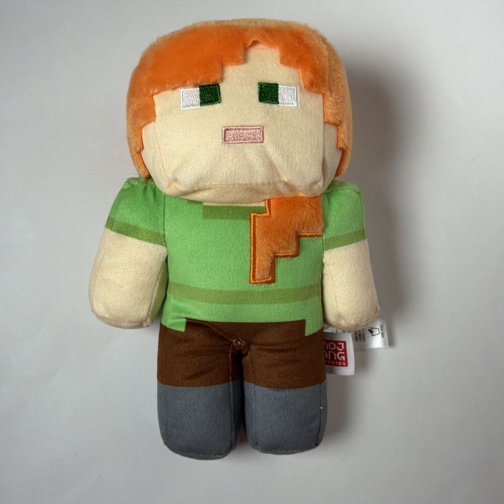 Minecraft Plush 8” Stuffed Animal Toys Dolls Mojang Jinx Video Game